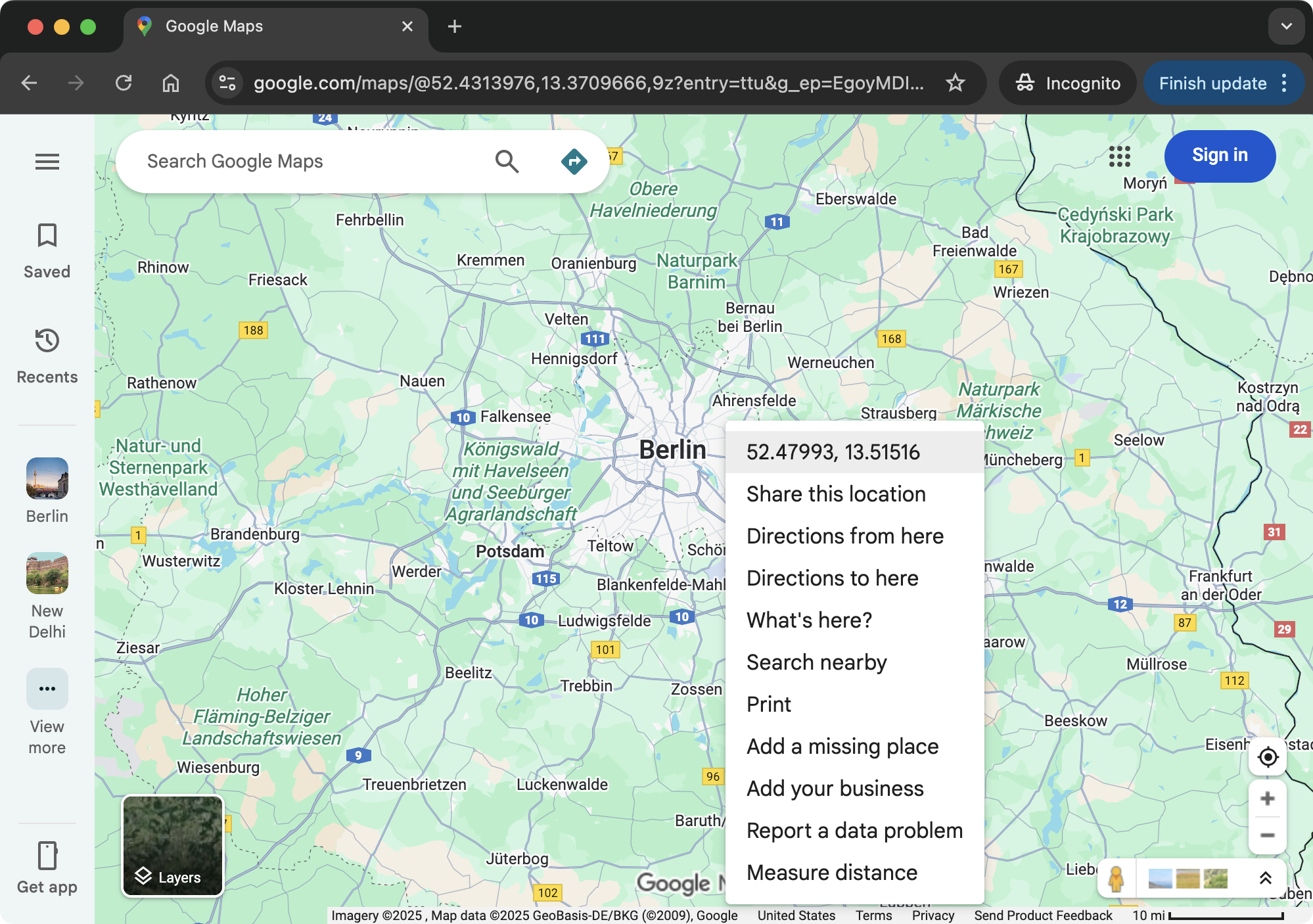 Google Maps Right Click Menu Guide