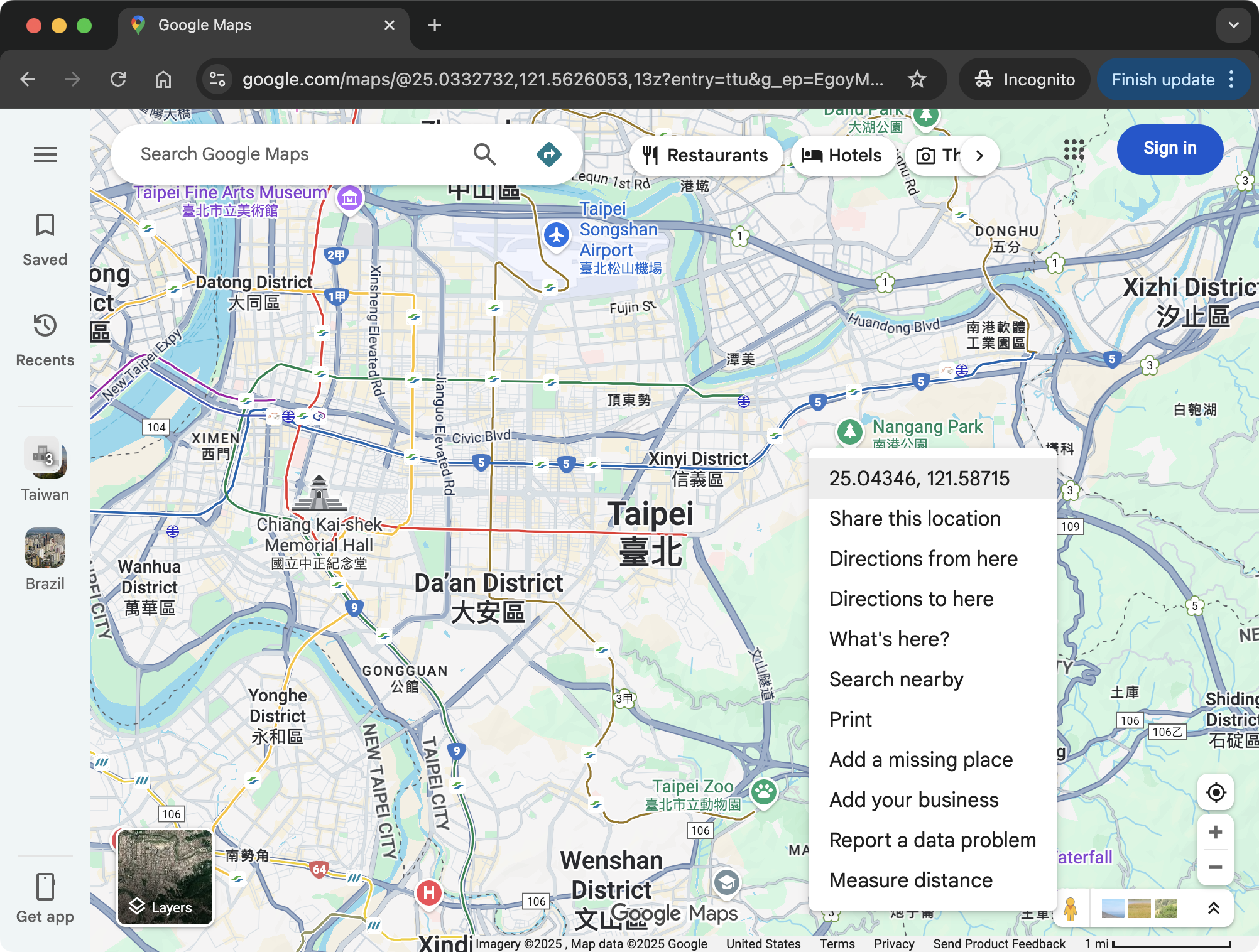 Google Maps Right Click Menu Guide