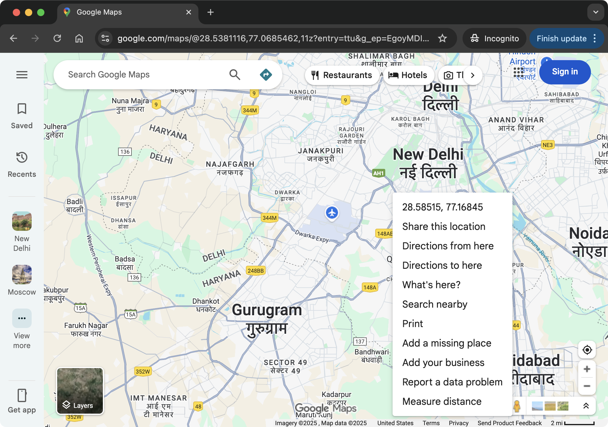 Google Maps Right Click Menu Guide