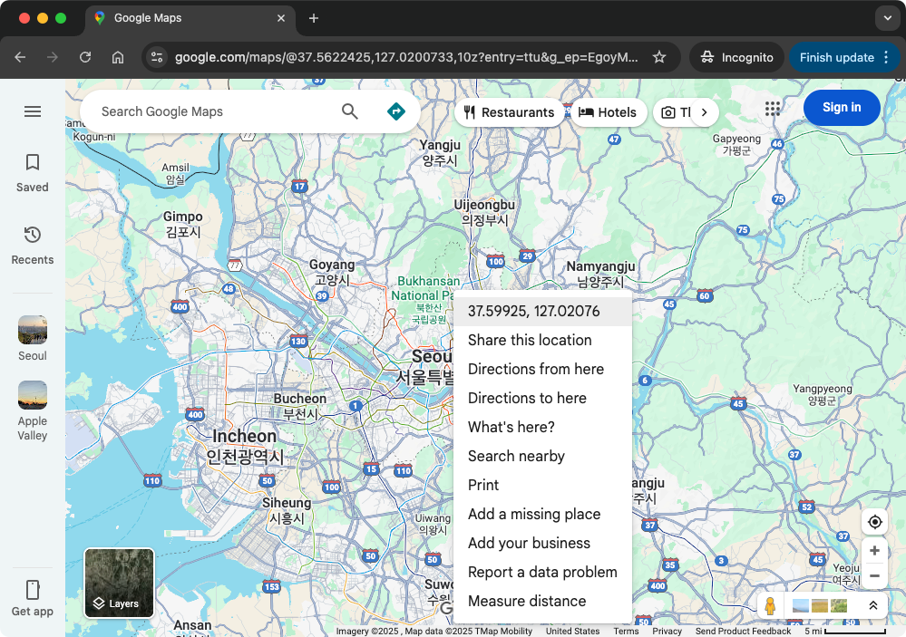 Google Maps Right Click Menu Guide